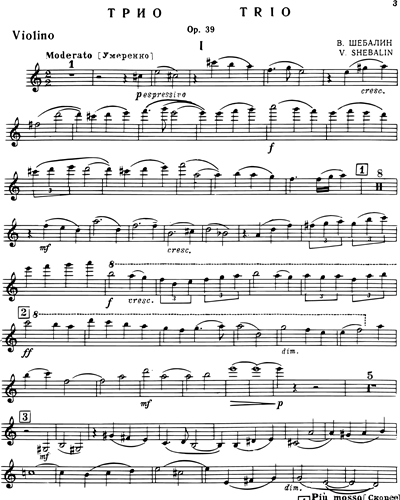 Trio, Op. 39