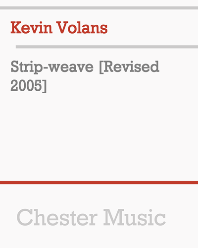 Strip-weave [Revised 2005]