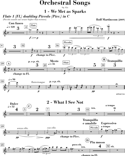 Flute 1/Piccolo in C