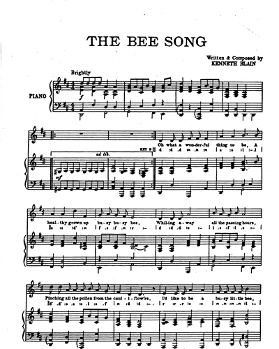 The Bee Song