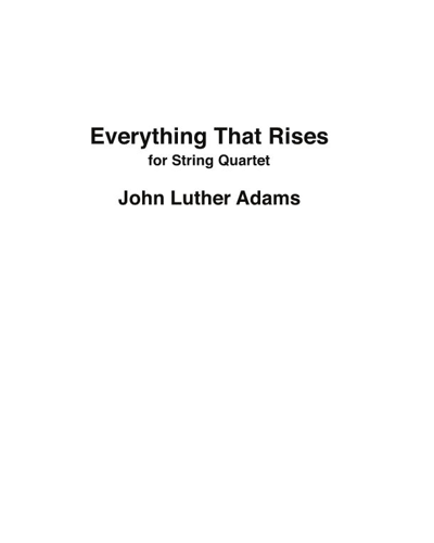 Everything that Rises