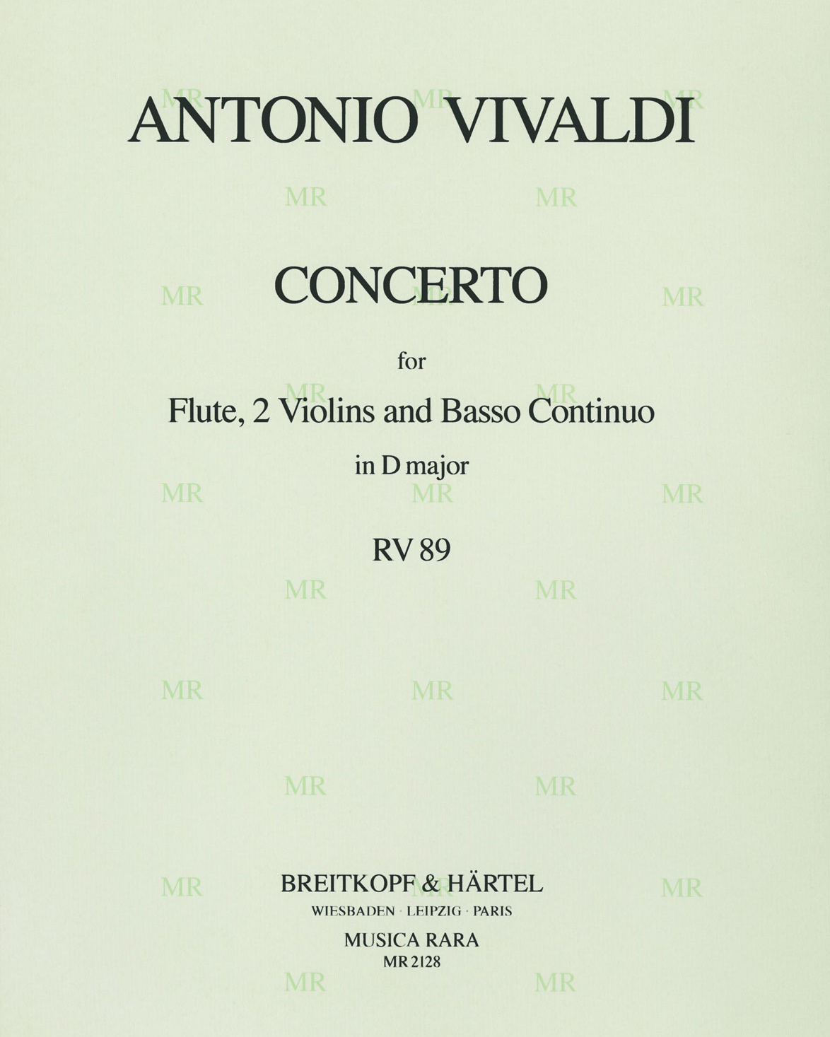 Concerto in D-dur RV 89