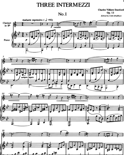Three Intermezzi, Op. 13