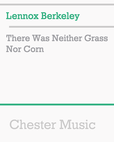 There Was Neither Grass Nor Corn
