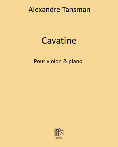 Cavatine (extrait de "Nous jouons pour maman")