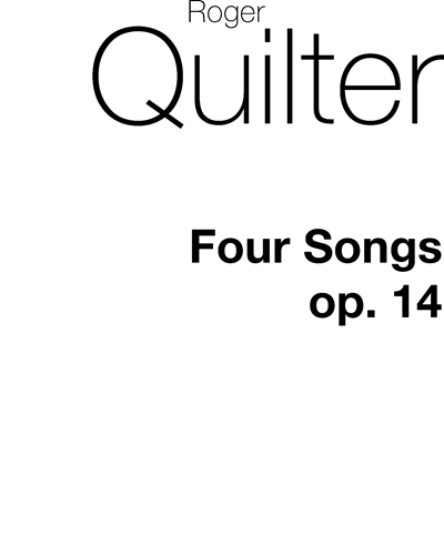 Four Songs, op. 14