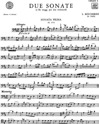 Due sonate in Re maggiore (G. 571-572)