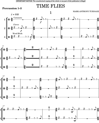 Percussion 1 & Percussion 2/Percussion 3