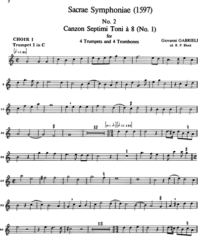 [Choir 1] Trumpet in C 1