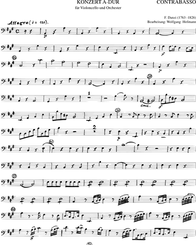 Konzert A-dur für Violoncello und Orchester