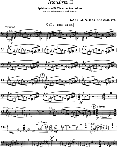 Cello & Double Bass (ad libitum)