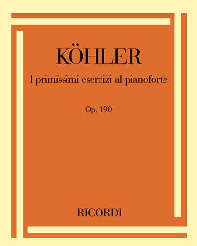 I primissimi esercizi al pianoforte Op. 190