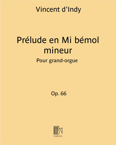 Prélude en Mi bémol mineur Op. 66