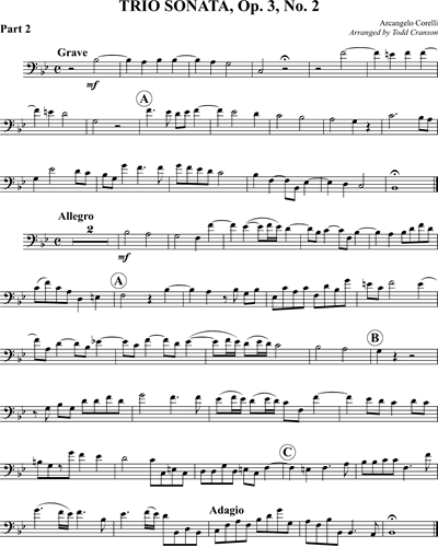 Trio Sonata, op. 3 No. 2