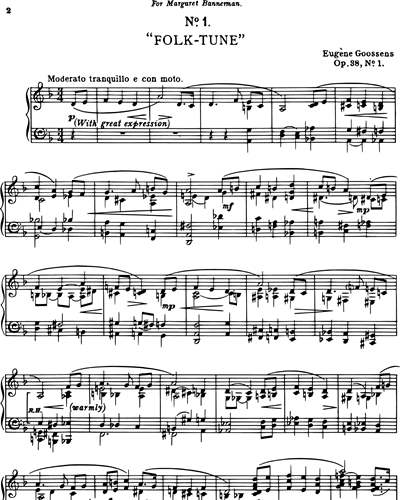 Two Studies for Piano, Op. 38