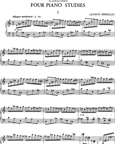Four Piano Studies, Op. 82