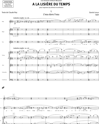 Soprano & Tenor (Alternative) & Full Score