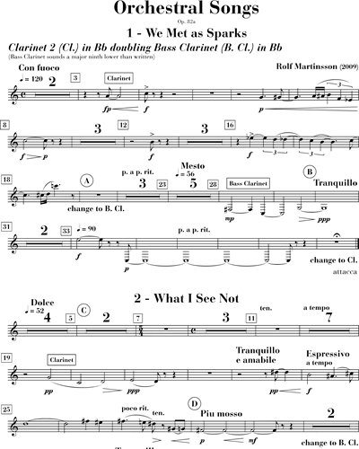 Clarinet 2/Bass Clarinet in Bb