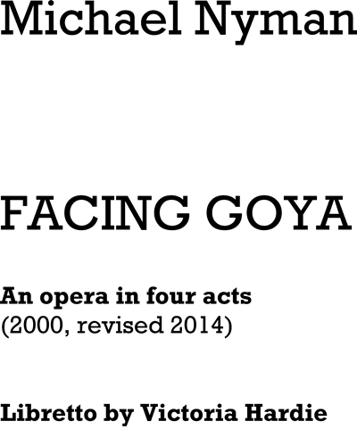 Facing Goya [Revised 2002]