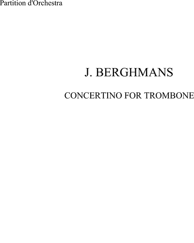 Concertino for Trombone and Orchestra