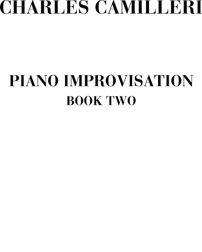 Piano improvisation (Book two)