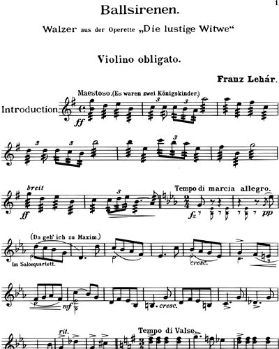 Violin Obligato