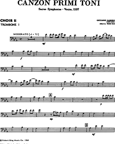 [Choir 2] Trombone 1