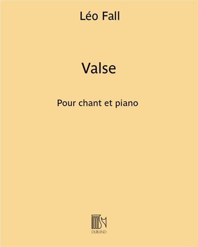 Valse (extrait de l'opérette "Madame de Pompadour")