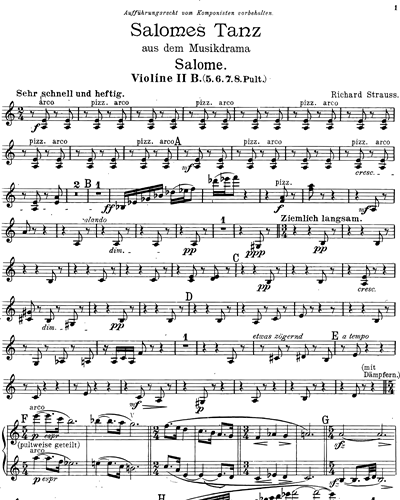 Salome's Dance [Reduced Version]