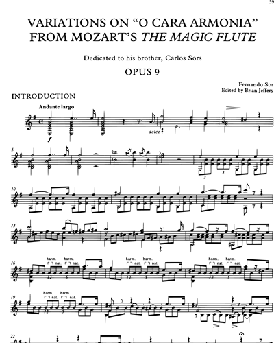 Variations on a Theme of Mozart, Op. 9