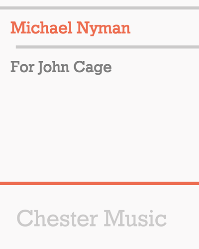 For John Cage
