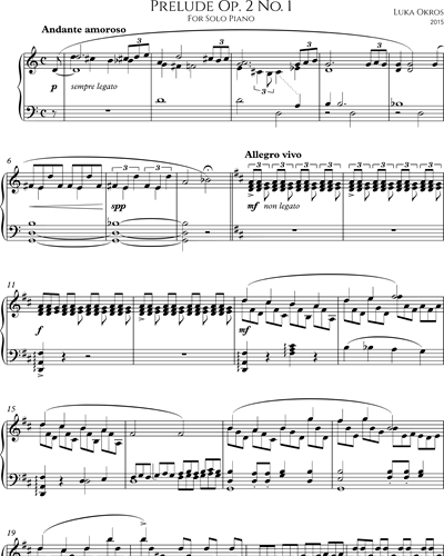 Prelude Op. 2 No. 1