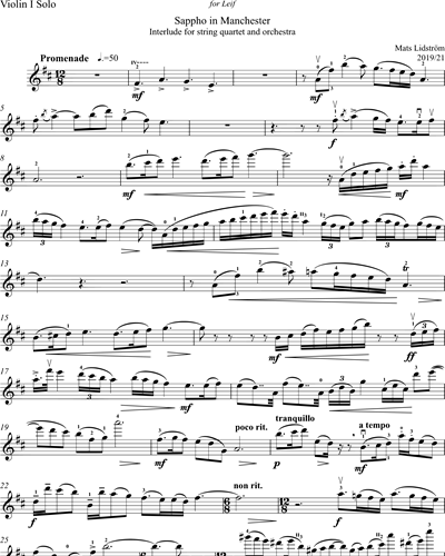 [Solo] Violin 1