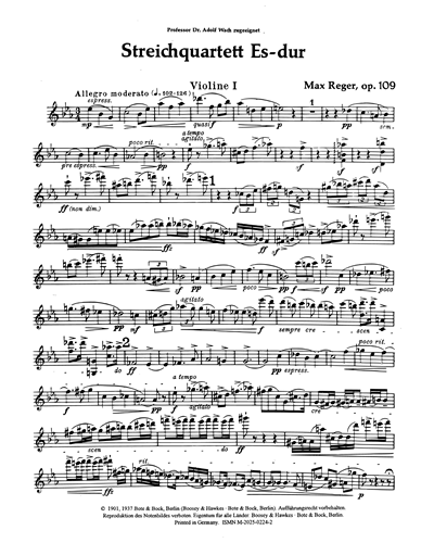 String Quartet op. 109