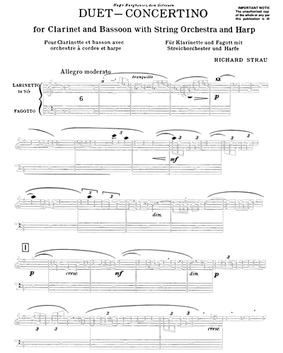 Clarinet in Bb & Bassoon