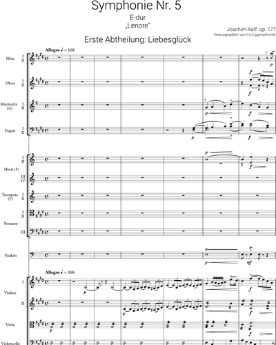 Symphony No. 5 in E major 'Lenore', op. 177
