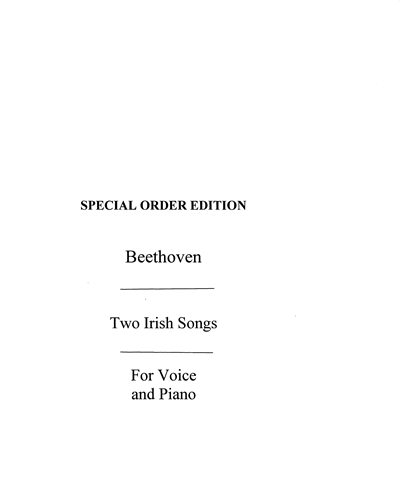 Two Irish Songs For Voice and Piano