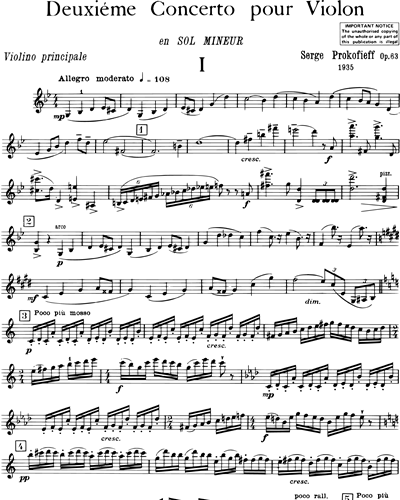 Prokofiev Violin Concerto No.2 