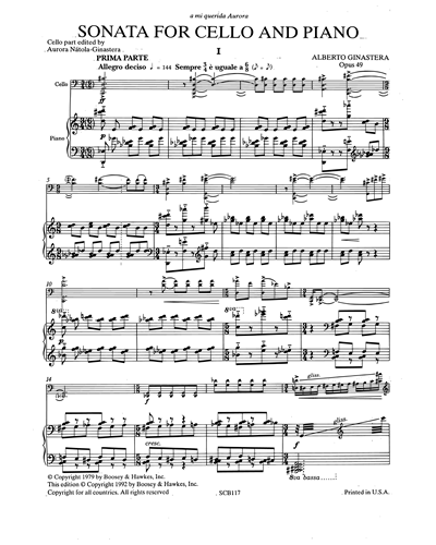 Cello Sonata, Op. 49
