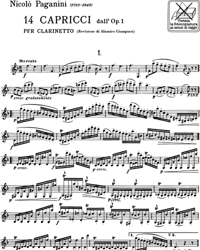 14 Capricci dall' Op. 1