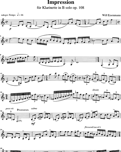 Impression (Concertino, op. 108)