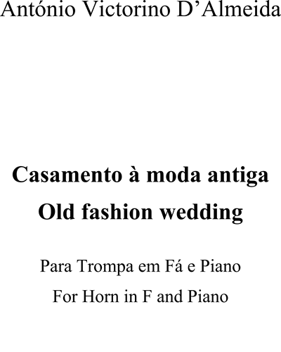 Old-Fashioned Wedding