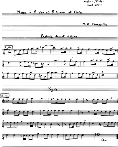 [Choir 1] Violin 1/Flute 1