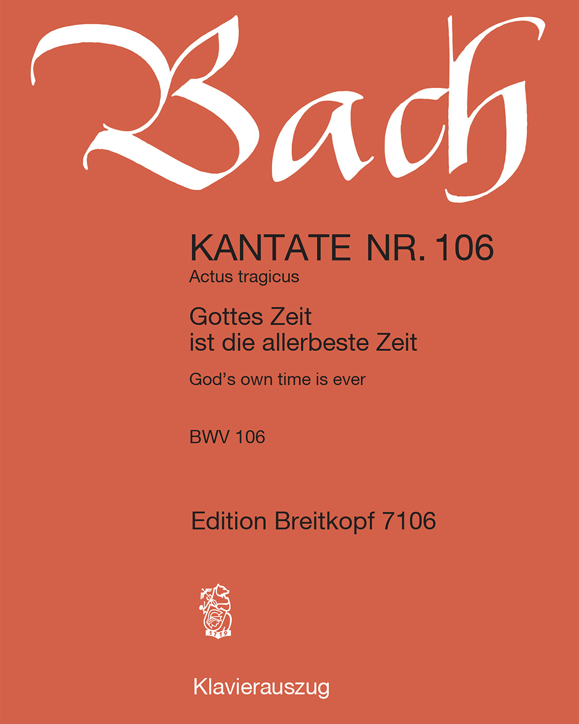 Cantata BWV 106: 'Gottes Zeit ist die allerbeste Zeit'