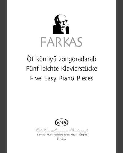 Five Easy Piano Pieces