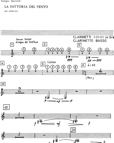 Clarinet in Bb 1 - 2 & Clarinet in Bb 3/Bass Clarinet