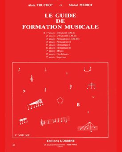Music Training Guide, Vol. 1