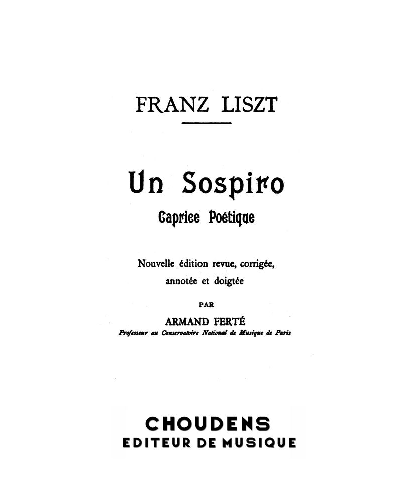 Un Sospiro, op. 144/3, A118/3