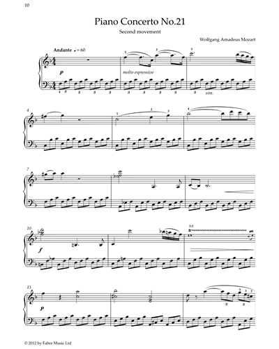 Piano Concerto No.21 2nd movt