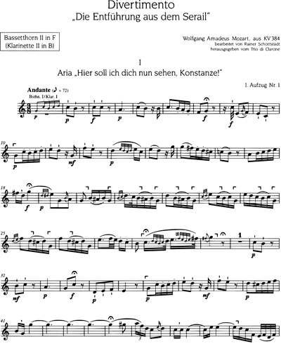 Basset Horn 2/Clarinet in Bb (Alternative)